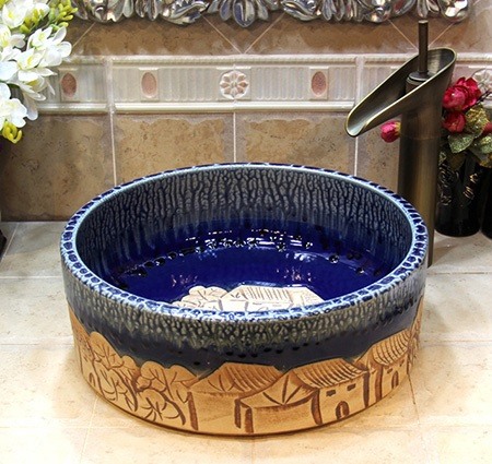 Hình ảnh thực tế lavabo Kanly SU005