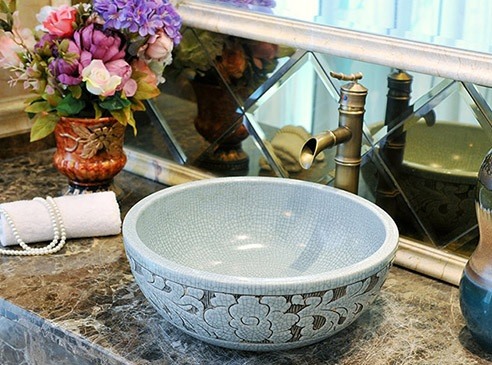 Hình ảnh thực tế lavabo Kanly SU126