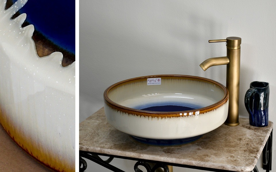 Hình ảnh thực tế lavabo Kanly SU312