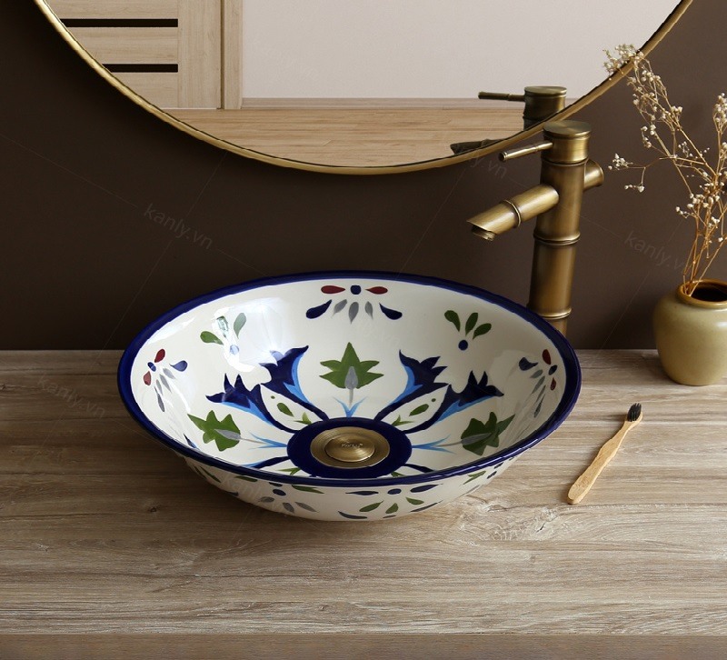 Hình ảnh thực tế lavabo Kanly SU401