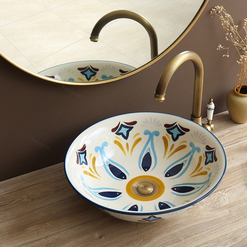 Hình ảnh thực tế lavabo Kanly SU403 