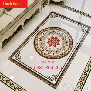 Mẫu gạch thảm trang trí phòng khách, đại sảnh, hiên nhà