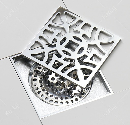 Hình ảnh thực tế phễu thoát sàn Kanly CHP 01