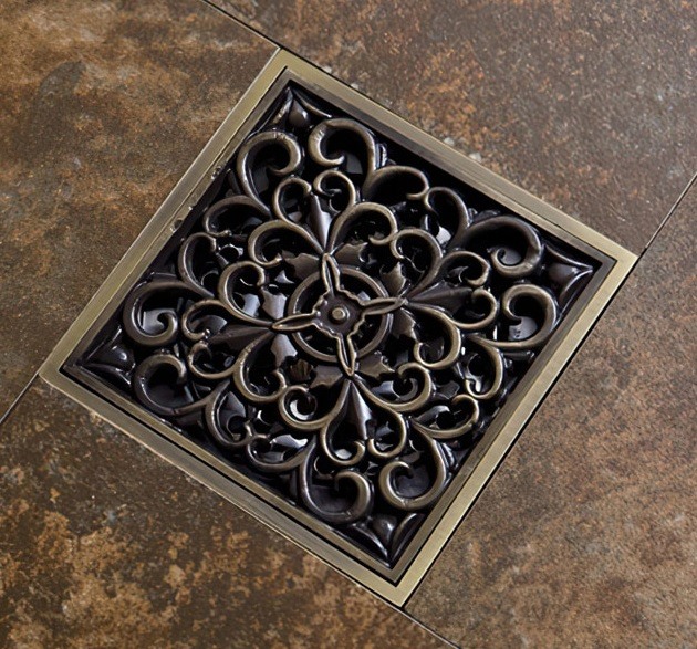 Hình ảnh thực tế phễu thoát sàn Kanly GCP 01