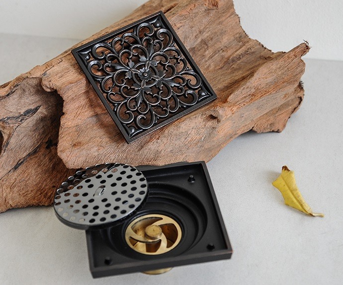 Hình ảnh thực tế phễu thoát sàn Kanly GCP 01B