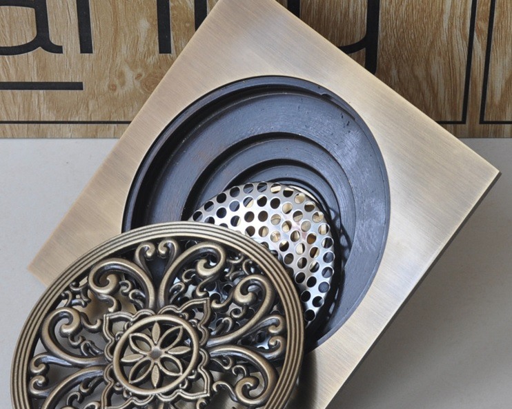 Hình ảnh thực tế phễu thoát sàn Kanly GCP 15C