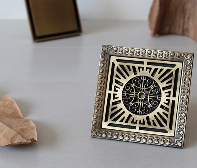 Hình ảnh thực tế phễu thoát sàn Kanly GCP 22 