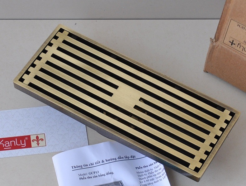 Hình ảnh thực tế phễu thoát sàn Kanly GCP 83