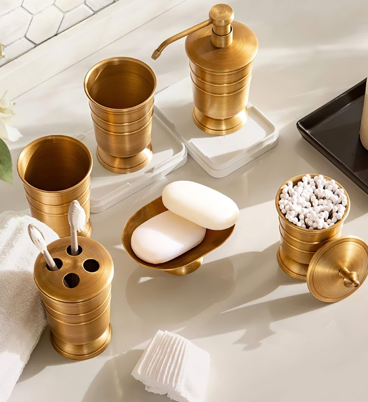 Hình ảnh thực tế bộ lọ đựng xà phòng Kanly GC PK10