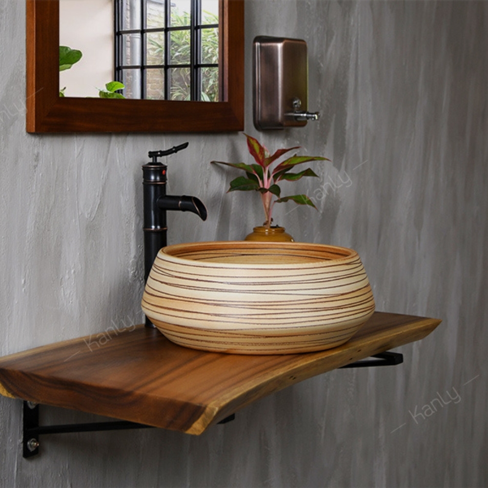 Hình ảnh thực tế lavabo Kanly SU008