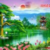 Tranh 3d Phong cảnh PCM333