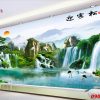 Tranh gạch 3d phòng khách STM229