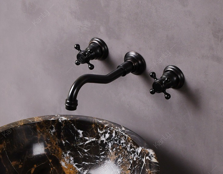 Hình ảnh thực tế vòi chậu rửa Kanly đồng thau GCT 08B