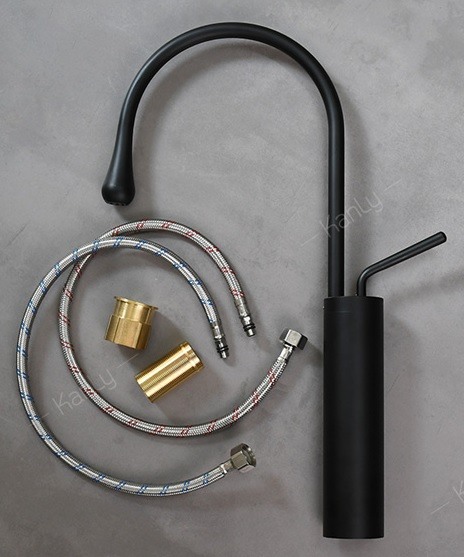 Hình ảnh thực tế vòi chậu rửa Kanly đồng thau GCC 21B