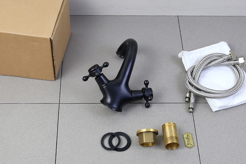 Hình ảnh thực tế vòi chậu rửa Kanly đồng thau GCV 05B