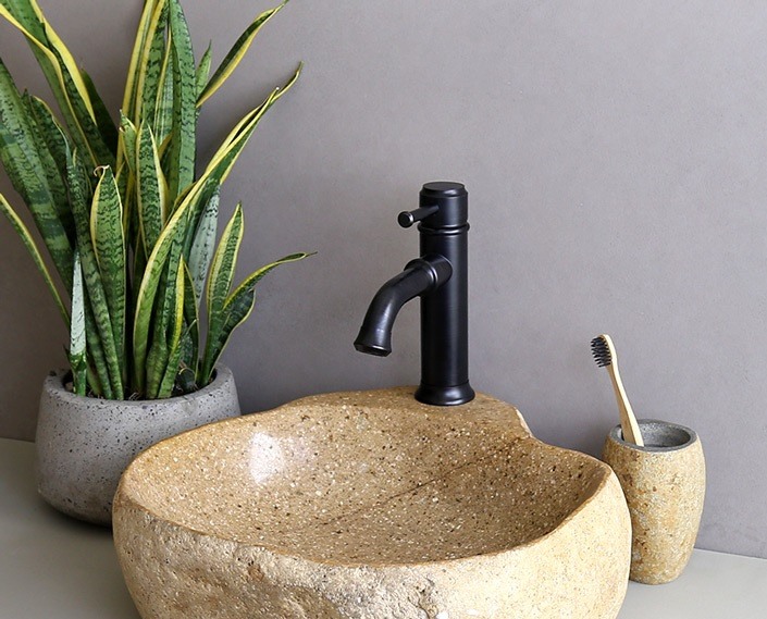 Hình ảnh thực tế vòi chậu rửa Kanly đồng thau GCV 20B