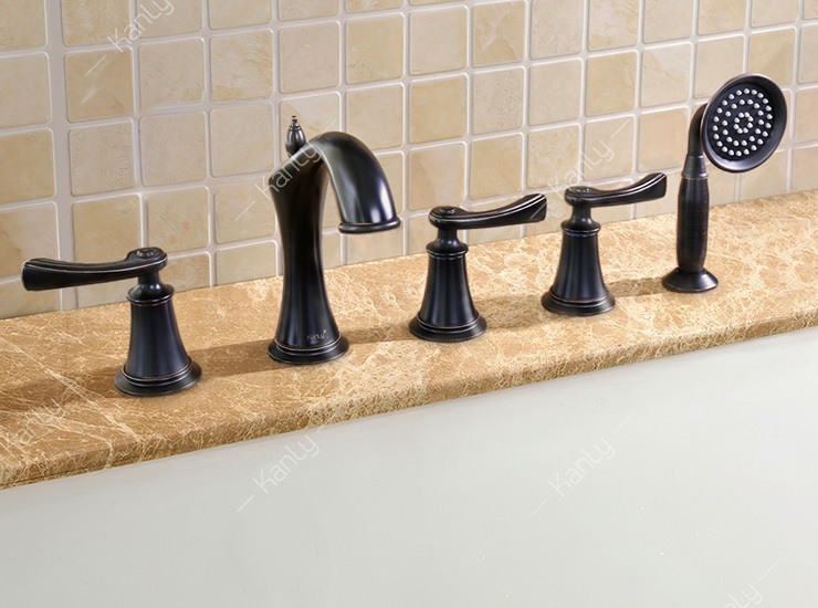 Hình ảnh thực tế vòi xả bồn rửa Kanly đồng thau GCB 06B